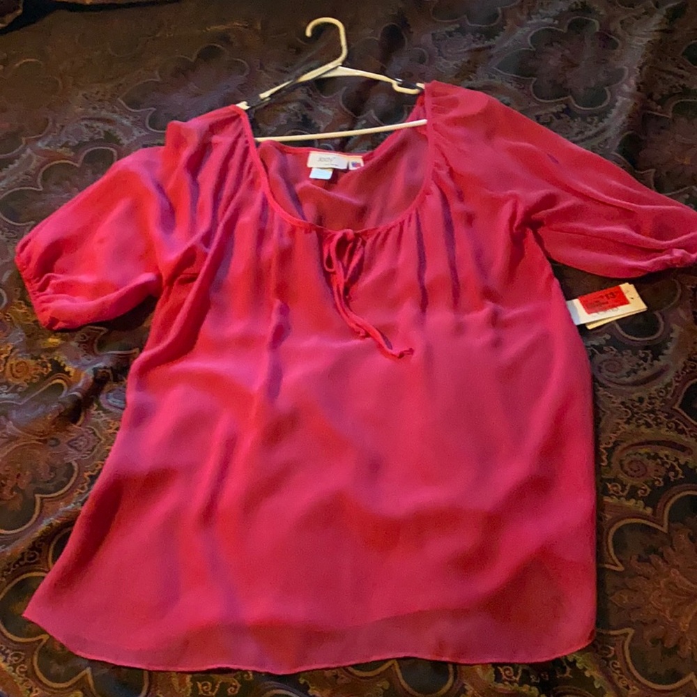 Pink blouse